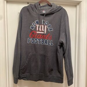Majestic Gray New York Giants Hoodie